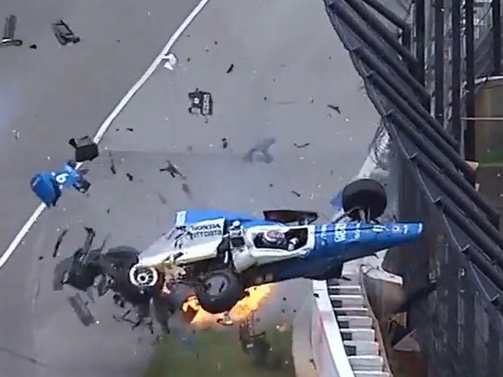 Indy 500 Crash Amazingly Caused No Harm to Drivers Scott Dixon and Jay Howard (VIDEO)