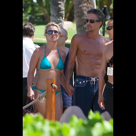 Britney Spears and Jason Trawick