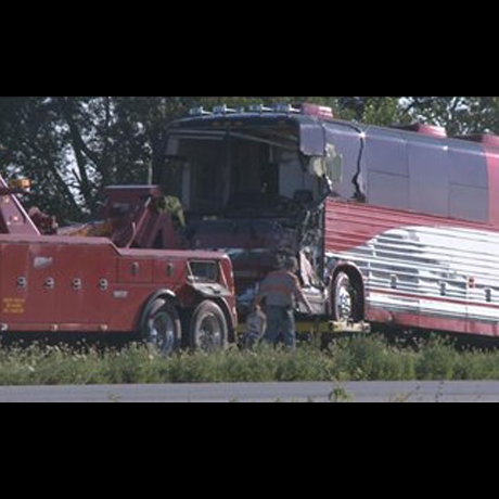 Miranda Cosgrove's Tour Bus Crash