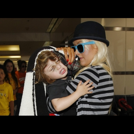 Christina and Max at LAX