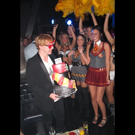 Rupert Grint Parties in Las Vegas