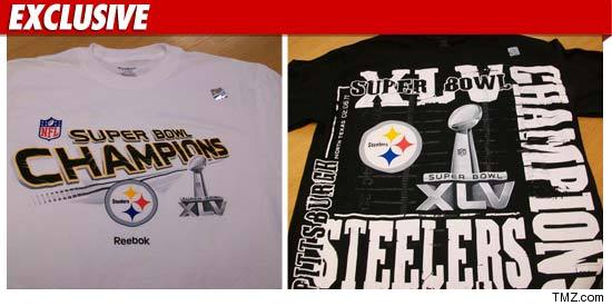 Pittsburgh Steelers Super Bowl championship merchandise