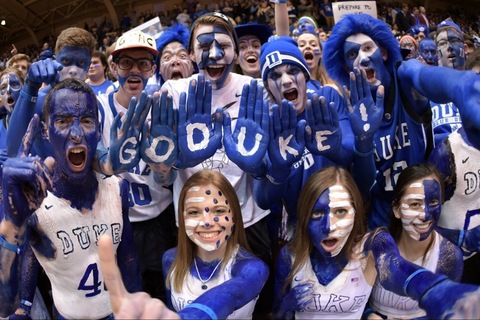 crazed football fans