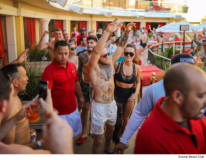 Conor Mcgregor Limps Into Vegas Pool Party Video Photos Heat 0822 Conor Mcgregor Encore Beach Club 03
