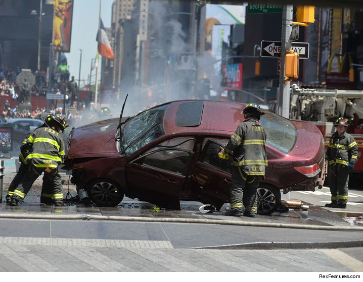 New York Car Into Crowd New York Car Into Crowd